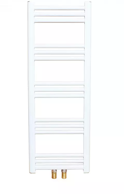 Alde pyyhekuivain valkoinen 840x300 mm, 250 W, ei termostaattia, liitokset 22 mm - NESTEKESKUSLÄMMITYS - 15183 - 1