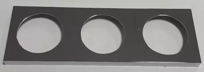 Berker kehys 3-osainen kromi kiiltävä - Sähkörasiat, pistokkeet - 11153 - 1