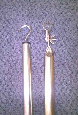 DWT vaakatanko 28x1 mm, teräs, 170-260 cm Koukku/koura - Telttojen lisäputket ja sarjat - 8693 - 1