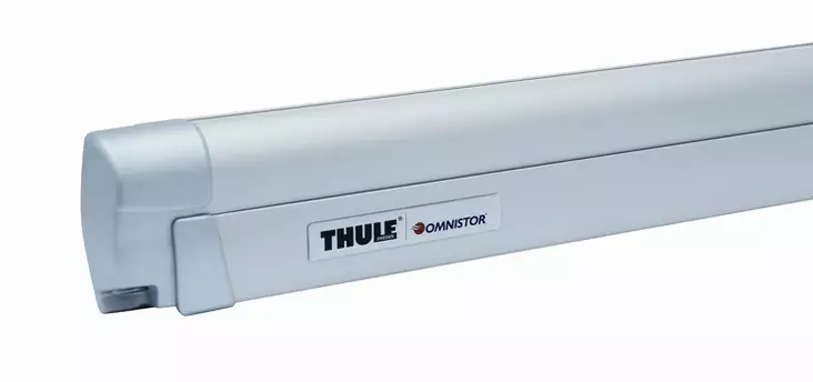Thule markiisi Omnistor 8000 5,50 m, mystic/hopea - Kotelomarkiisit seinään Thule - 973 - 1