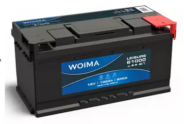 Akku 100Ah, 840A(EN) (–/+) 12v Woima vapaa-ajan akku 353x175x190mm - Akut, laturit, akun valvonta - 24384 - 1