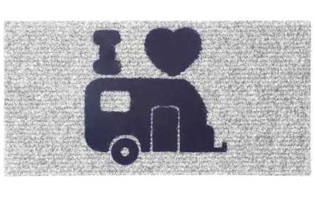 Brunner matto Hello Caravan, 25 x 50 cm - RETKEILY JA LEIRIYTYMINEN - 18534 - 1