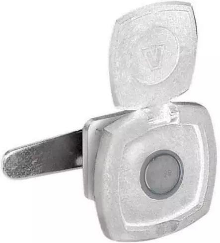 Luukun lukko valkoinen, ei lukkopesää, Zadi, suojakansi - Ovien ja luukkujen osat - 25174 - 1