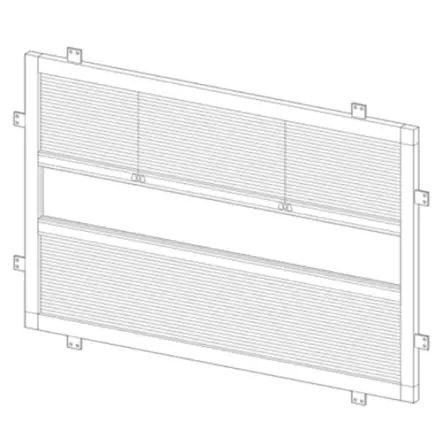 Verhokasetti 750 x 470 ikkunaan, Rollo - HOBBY VARAOSAT - 17324 - 1