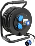 Brunner johtokela Drummer Rubber 25 m, CEE ja Schuko - Liitäntäjohdot, jatkojohdot - 7564 - 1