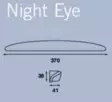 Frilight LED-ulkovalo Night Eye sensorilla, valkoinen - Valaisimet - 24094 - 2