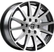 Tomason vanne TN1F130X5 keskirei78,1mm 6,5X16 Ducato musta Täyskiilt 1161853-J - Alumiinivanteet - 16374 - 1
