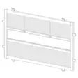 Verhokasetti 750 x 470 ikkunaan, Rollo - HOBBY VARAOSAT - 17324 - 1