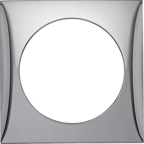 Berker kehys kromi kiiltävä 59.5x59.5 mm, reikä 42.5 mm - Sähkörasiat, pistokkeet - 11144 - 1