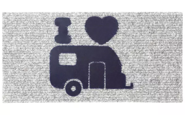 Brunner matto Hello Caravan, 25 x 50 cm - RETKEILY JA LEIRIYTYMINEN - 18534 - 1