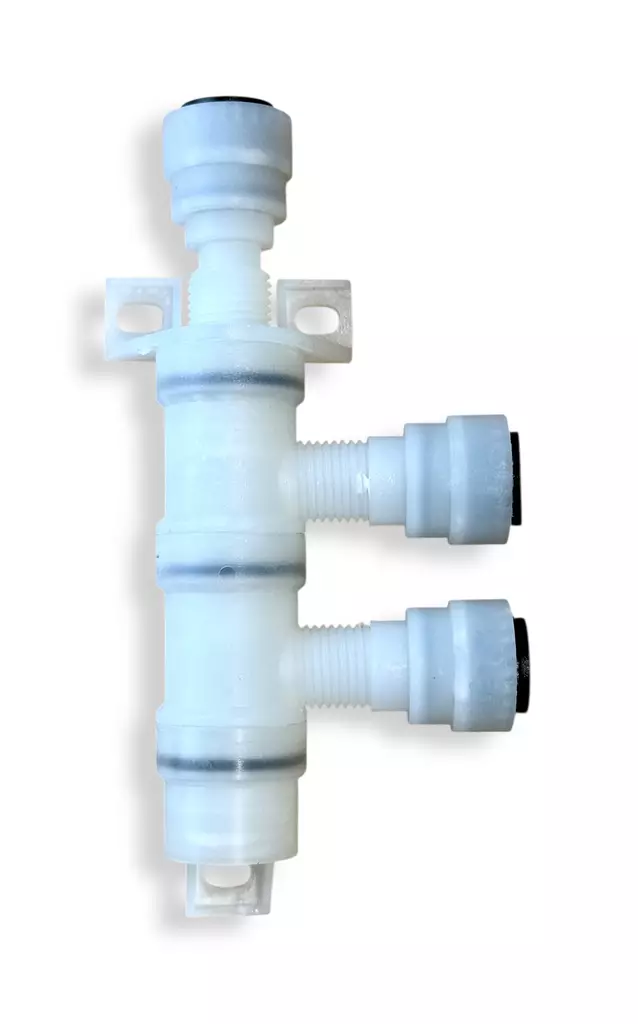 Comet vesijärjestelmän jakokappale 2-osainen JG, 1 tulo, 2 lähtöä - MUUT VESIJÄRJESTELMÄN OSAT - 23284 - 1