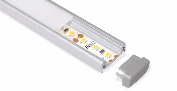 Frilight LED-profiili 98 500 mm, musta - Valaisimet  - 24164 - 1