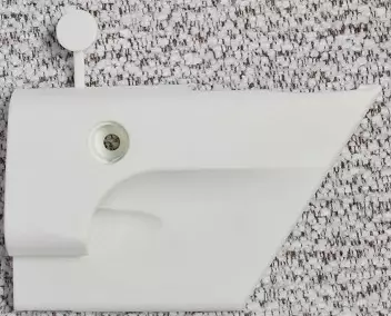 Helmalistan pää vasen valkoinen 91x56mm, 01100L-91KPA60, vasen etu, oikea taka - HOBBY VARAOSAT - 9174 - 1