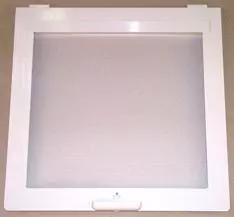 MPK hyttysverkko 40x40, beige leveä kehys - KATTOLUUKUT JA OSAT - 154 - 1