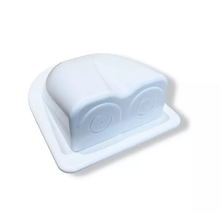 NDS valkoinen johtokotelo, 2 läpivientipaikkaa aurinkopaneeliin - Aurinkopaneelisarjojen osat NDS - 25104 - 1