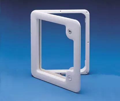 Thetford luukku D3, kehys, valkoinen - Ovien ja luukkujen osat - 914 - 1