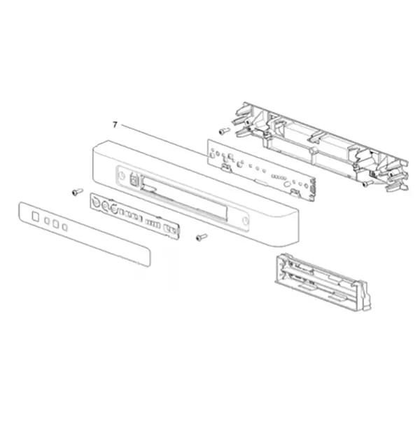 Thetford paneelin piirilevy + tarra LED, N4000 - Jääkaappien varaosat Thetford - 12004 - 1