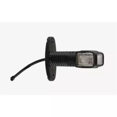 Sivuvalo puna/valkoinen led vas 12-24v - Aspöck - 25905 - 1