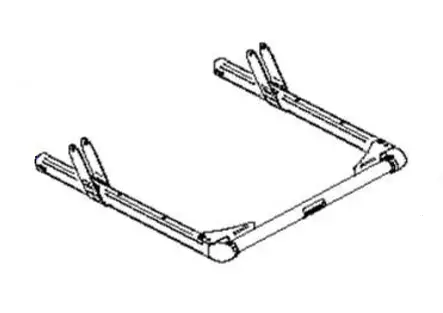 Thule pyörätaso Elite G2 - Polkupyörätelineiden varaosat - 23775 - 1