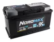 Akku 95Ah, Nordmax AGM 352X175X190mm - Akut, laturit, akun valvonta - 24755 - 1