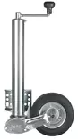 Nokkapyörä Taittuva 250kg Nokkapyörä 250kg kiinteä asennus pituus 570mm - Winterhoff - 25355 - 1