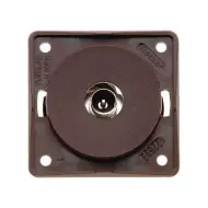 Berker antennirasia upotettava ruskea IEC-liitin - Sähkörasiat, pistokkeet - 645 - 1