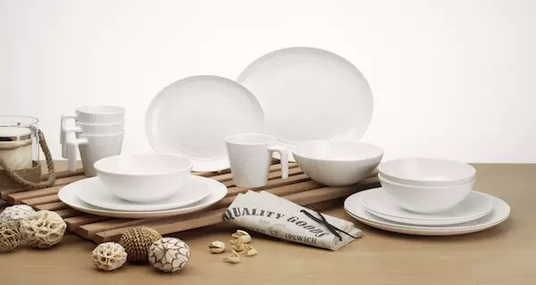 Flamefield melamiiniastiasto Seramika Vanilla, 16 osaa - Ruokailu ja kattaus - 21365 - 1