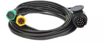 Johtosarja 9m 2X 6,5dc Johtosarja 5+5 13nap pistokkeella - Johtosarjat/Johdot - 13135 - 1