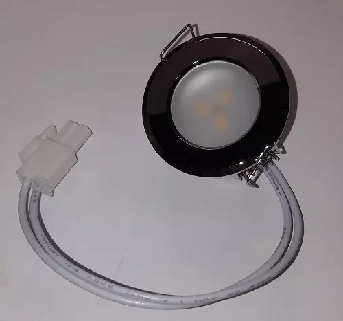 Kohdevalaisin upotettava kromi LED 12V LED, 12V/1,2W, IDL41A - HOBBY VARAOSAT - 11175 - 1