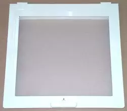 MPK hyttysverkko 40x40, valkoinen leveä kehys - KATTOLUUKUT JA OSAT - 155 - 1