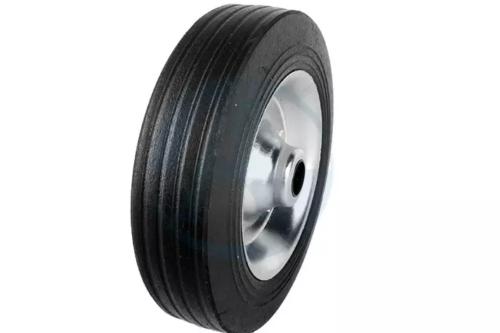 Pelkkä pyörä peltivanne Umpikumipyörä 255 X 80mm - Pelkkä pyörä - 10435 - 1