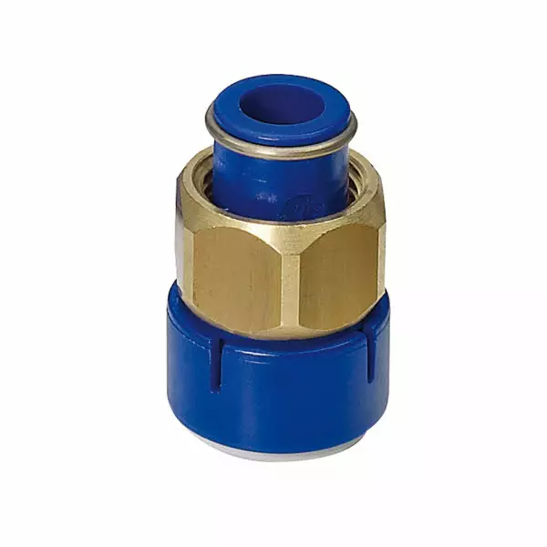 Reich UniQuick jatkoliitin 12 mm messinki mutteri - MUUT VESIJÄRJESTELMÄN OSAT - 21285 - 1