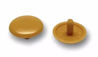 Ruuvin peitenappi ruskea - HOBBY VARAOSAT - 6305 - 1