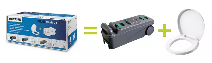 Thetford Fresh Up Set C-500 Hobby - Kemialliset käymälät Thetford - 10285 - 1