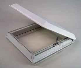 Thule veivattava kattoluukku 40x40 cm, valkoinen - KATTOLUUKUT JA OSAT - 145 - 1