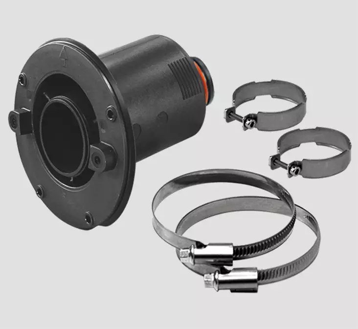 Truma seinäläpivienti Varioheat, E 2400, WK 64 L - Lämmityslaitteiden asennustarvikkeet - 14415 - 1