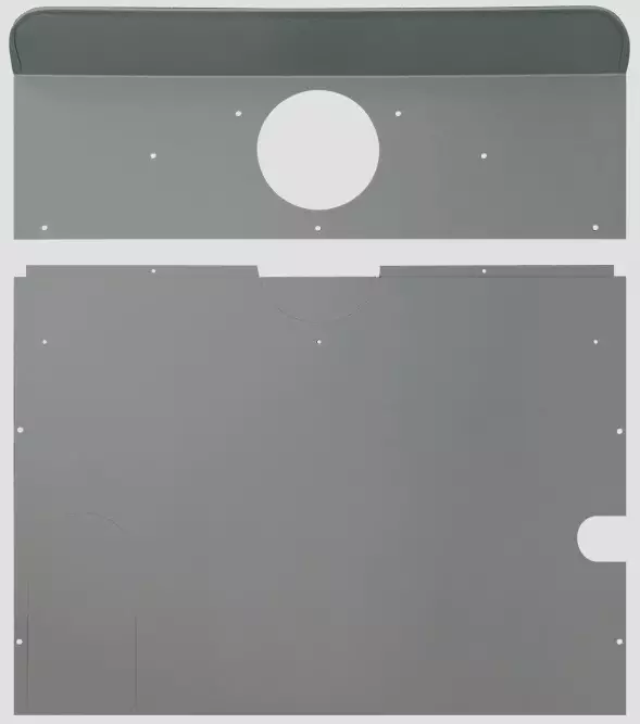 Truma takapelti S 2200, harmaa, oikea - S-lämmittimien varaosat - 13985 - 1