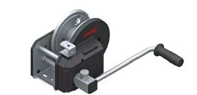 Vintturi 901A Optima, jarru Ilman vaijeria/hihnaa irroitettavalla kahvalla - Vinssit - 7195 - 1