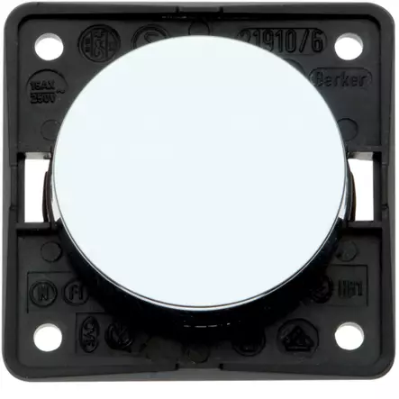 Berker vaihtokytkin upotettava kromi kiiltävä 250V, 16AX - Sähkörasiat, pistokkeet - 11136 - 1