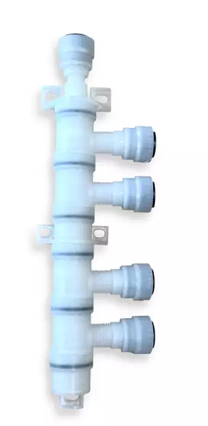 Comet vesijärjestelmän jakokappale 4-osainen, 1 tulo, 4 lähtöä - MUUT VESIJÄRJESTELMÄN OSAT - 23286 - 1