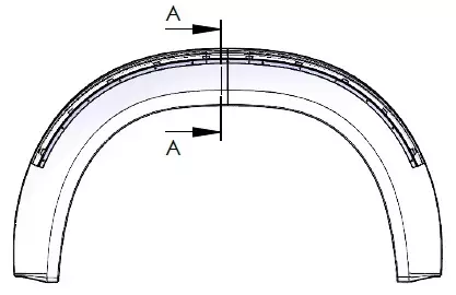 Lokasuojan kaari Premium Drive Fiat, kiinnityslista - HOBBY VARAOSAT - 7386 - 1
