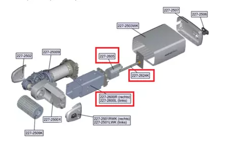 Reich vaununsiirtimen kytkentäjärjestelmä oikea Infinity 3,5 - Vaununsiirtimet Reich - 25206 - 1