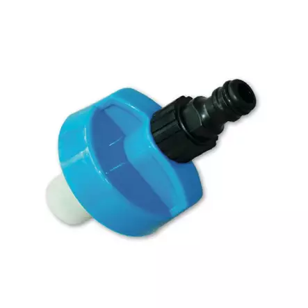 Vesisäiliön läpiviennin korkki liittimellä, sininen, gardena-liitin - MUUT VESIJÄRJESTELMÄN OSAT - 25166 - 1