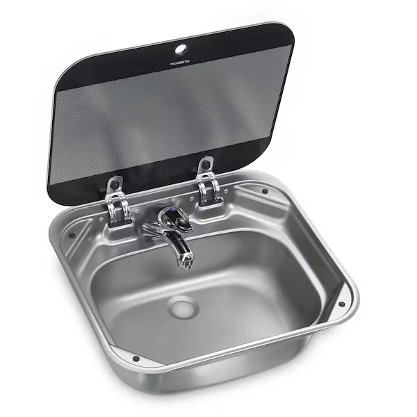 Dometic Pesuallas SNG 4237, lasikannella, 420 x 370 mm - Liedet uunit - 25056 - 1