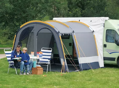 DWT etuteltta Maxum 1, 350x250 cm Vapaasti seisova autoteltta, kork 210 cm - OUTLET - 1336 - 1