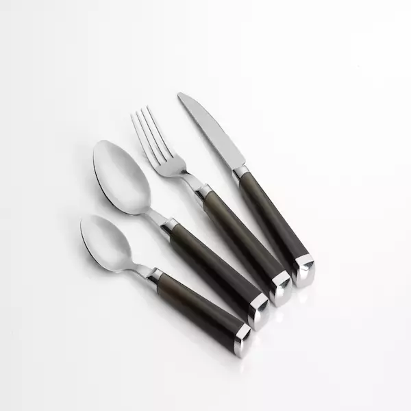 Flamefield aterinsetti musta, 16 osaa - Ruokailu ja kattaus - 21366 - 1