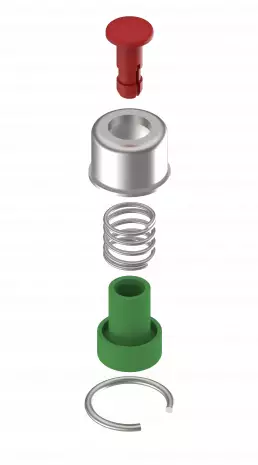 Kytkentän osoitin tappi Knott Knott kytkentänappi - Kitkakytkimet, lukot ja varaosat - 17296 - 1