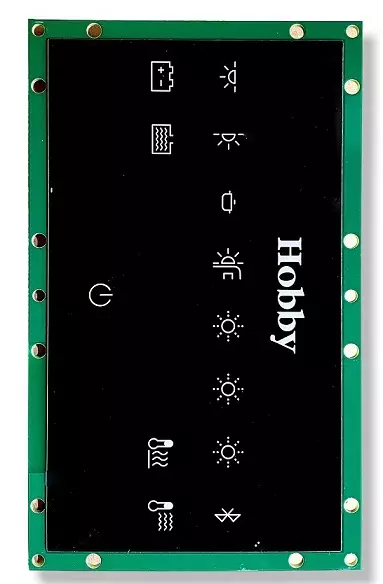 Ohjauspaneeli, vaunu, ilman kehystä - HOBBY VARAOSAT - 16746 - 1