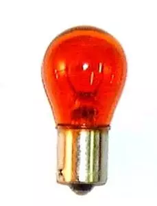 Polttimo BA15 Keltainen 12 V/21 W, 1 kp Myyntierä 10 kpl - Varalasit/polttimot - 13676 - 1
