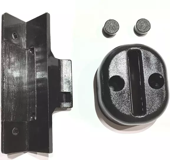 Pöydän seinäkiinnikesarja antrasiitinharmaa 1+1 - HOBBY VARAOSAT - 5576 - 1